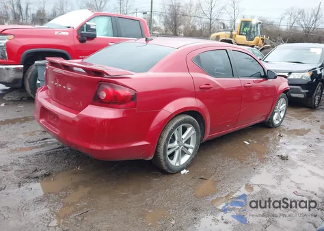 2014 Dodge Avenger Se from USA, damaged, VIN 1C3CDZAB7EN160834